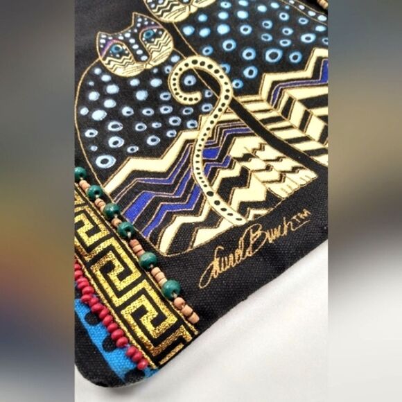 Laurel Burch Cat Purse Bag Crossbody Kitty Handbag - Picture 10 of 16